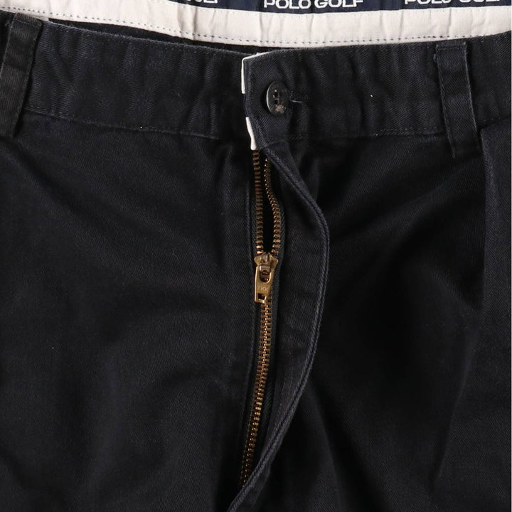 Ralph Lauren POLO GOLF Polo Golf Two-pleat Chino Shorts Shorts Men's W37 cotton navy blue type Vintage Second Hand