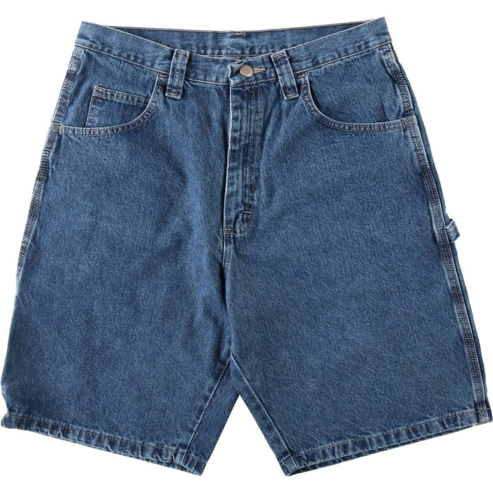 Wrangler Carpenter Denim Painter Shorts (Men's W32 equivalent) cotton blue type Vintage Second Hand