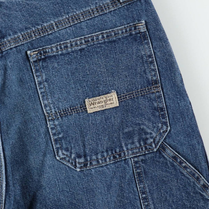 Wrangler Carpenter Denim Painter Shorts (Men's W32 equivalent) cotton blue type Vintage Second Hand