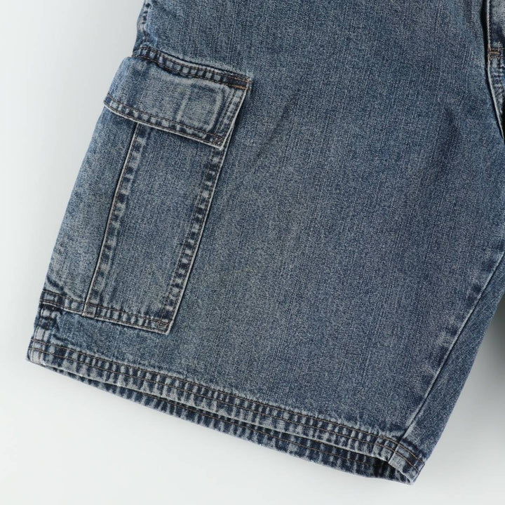 Wrangler cargo shorts, men's size W37 (approx.) cotton blue type Vintage Second Hand