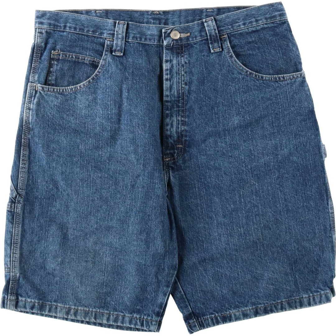 Wrangler CARPENTER Denim Painter Shorts, Shorts, Men's, W37 equivalent cotton blue type Vintage Second Hand