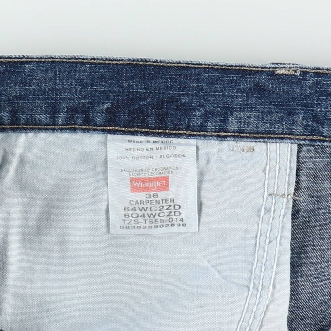 Wrangler CARPENTER Denim Painter Shorts, Shorts, Men's, W37 equivalent cotton blue type Vintage Second Hand