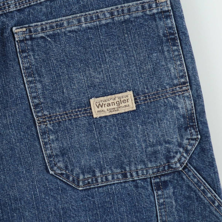 Wrangler CARPENTER Denim Painter Shorts, Shorts, Men's, W37 equivalent cotton blue type Vintage Second Hand