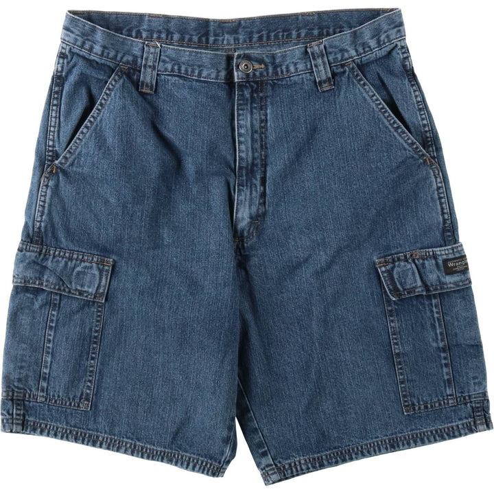 Wrangler cargo shorts, men's size W36 (approx.) cotton blue type Vintage Second Hand