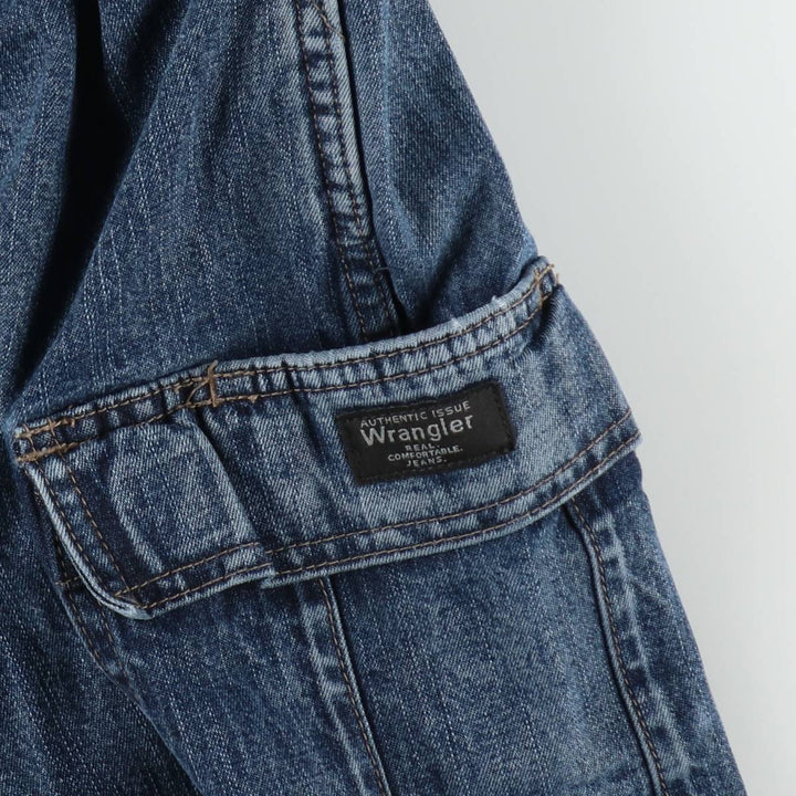 Wrangler cargo shorts, men's size W36 (approx.) cotton blue type Vintage Second Hand