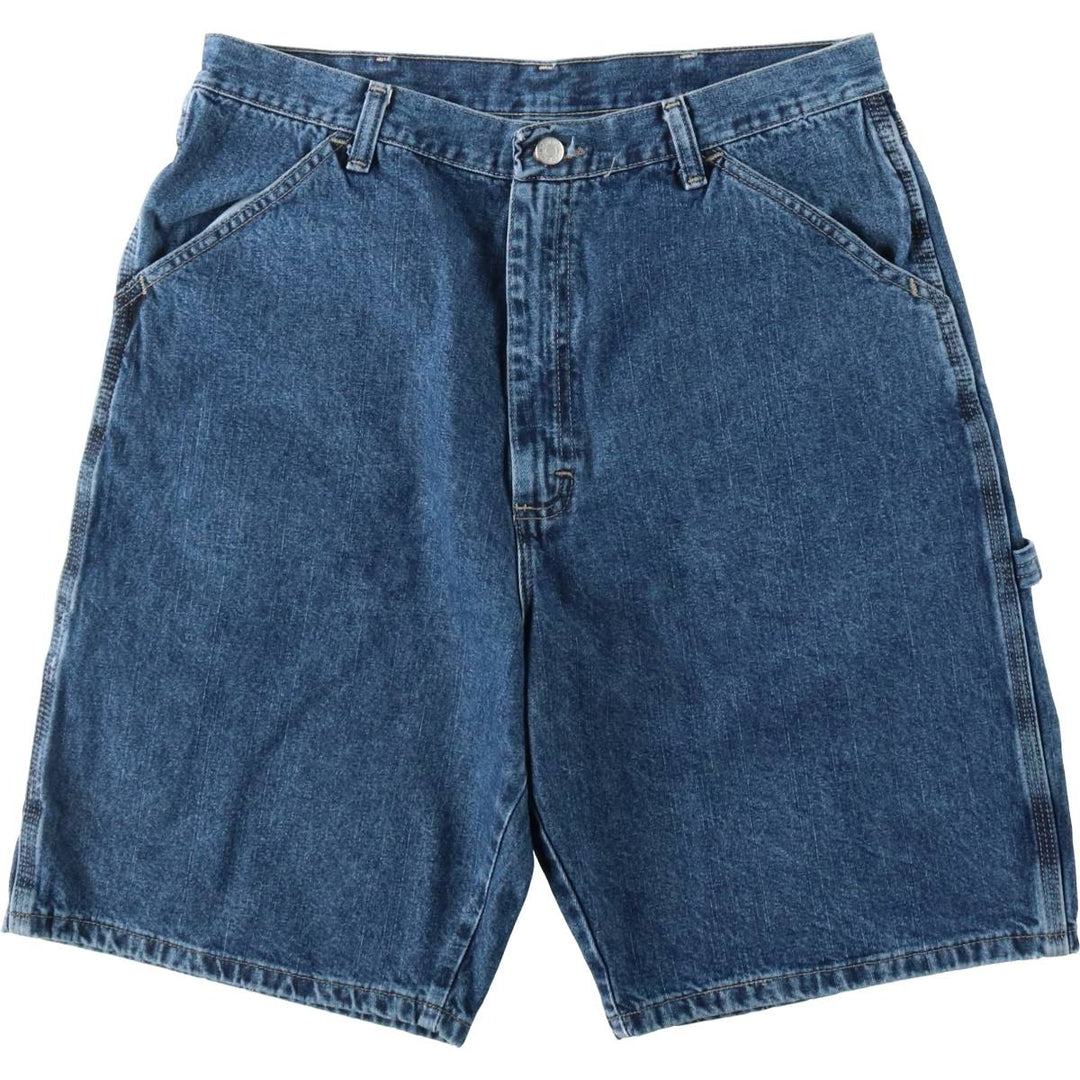 Wrangler Denim Painter Shorts, Men's Size W34 cotton blue type Vintage Second Hand