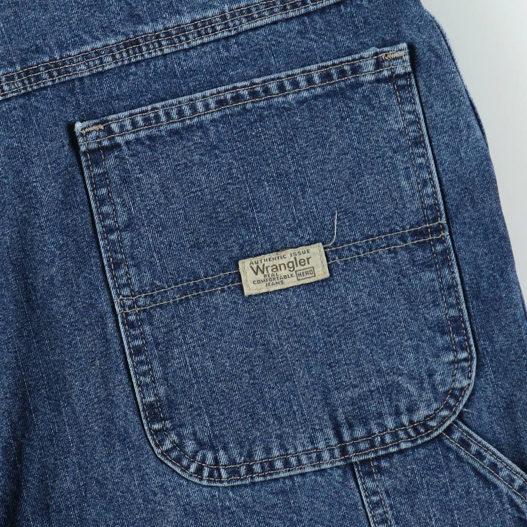 Wrangler Denim Painter Shorts, Men's Size W34 cotton blue type Vintage Second Hand