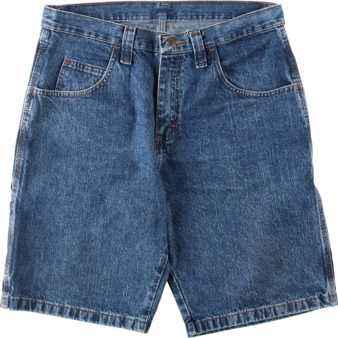 Wrangler CARPENTER Denim Painter Shorts, Shorts, Men's, W34 equivalent cotton blue type Vintage Second Hand
