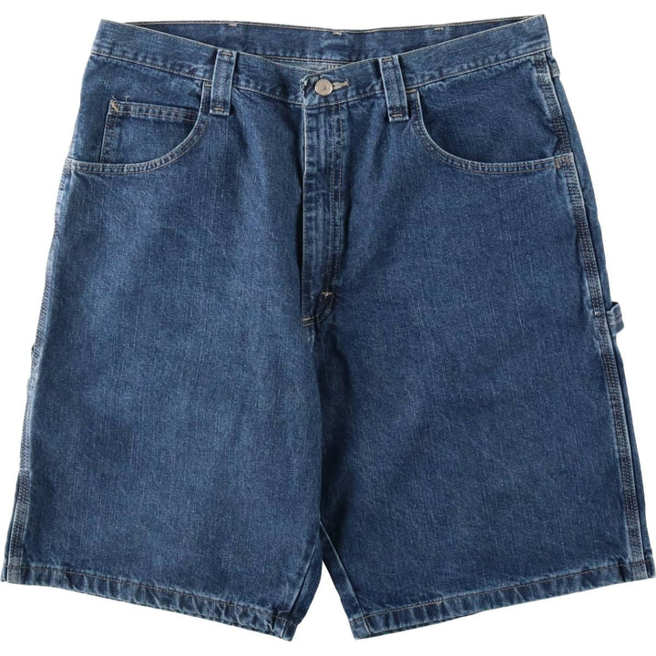 Wrangler CARPENTER Denim Painter Shorts, Shorts, Men's, W37 equivalent cotton blue type Vintage Second Hand