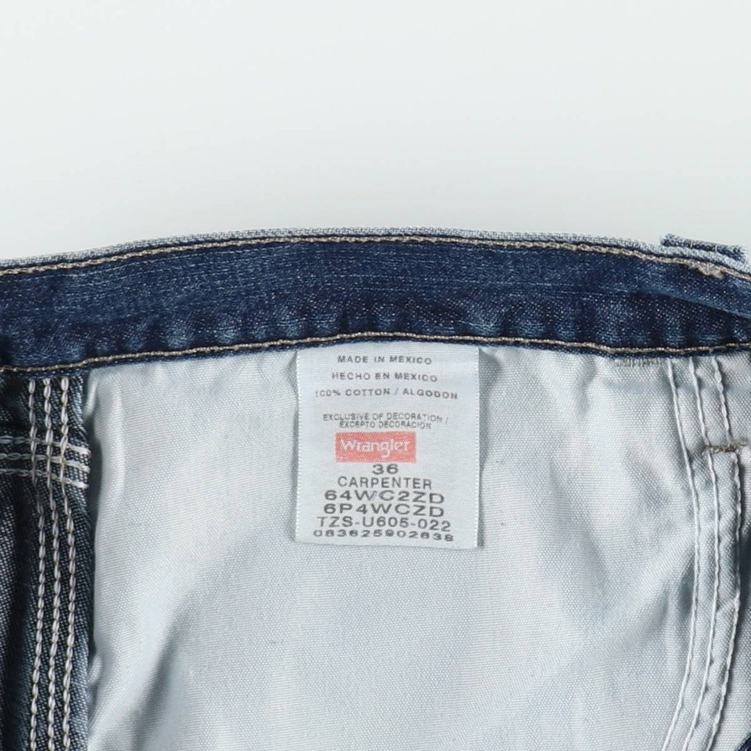 Wrangler CARPENTER Denim Painter Shorts, Shorts, Men's, W37 equivalent cotton blue type Vintage Second Hand