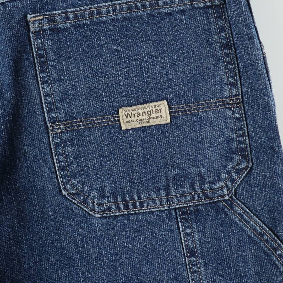 Wrangler CARPENTER Denim Painter Shorts, Shorts, Men's, W37 equivalent cotton blue type Vintage Second Hand
