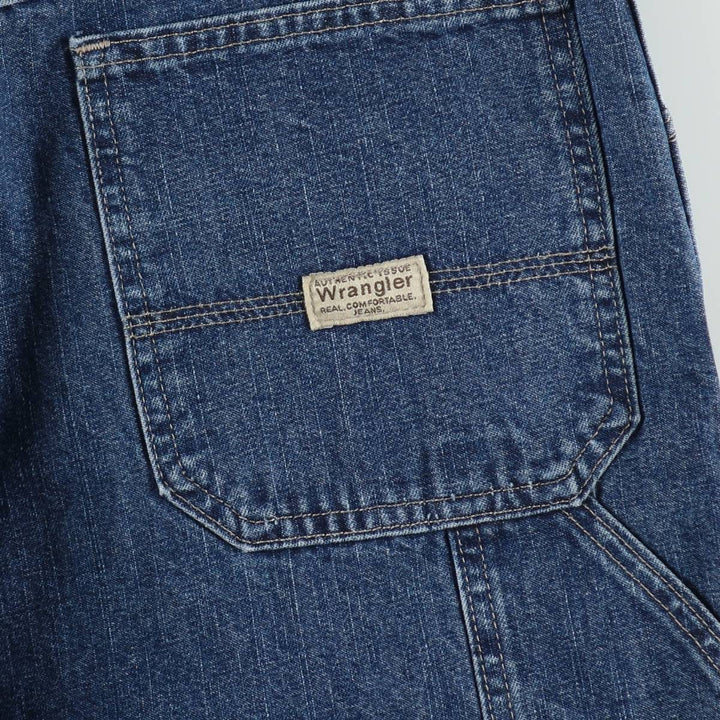 Wrangler CARPENTER Denim Painter Shorts, Shorts, Men's, W37 equivalent cotton blue type Vintage Second Hand