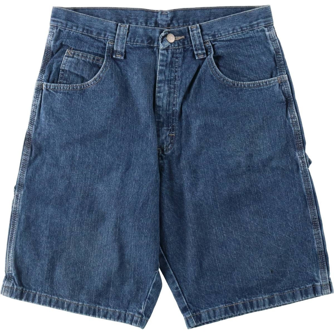 Wrangler Carpenter Denim Painter Shorts (Men's W32 equivalent) cotton blue type Vintage Second Hand