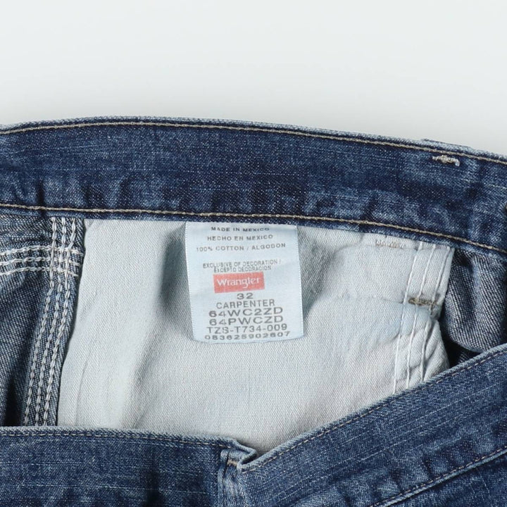 Wrangler Carpenter Denim Painter Shorts (Men's W32 equivalent) cotton blue type Vintage Second Hand