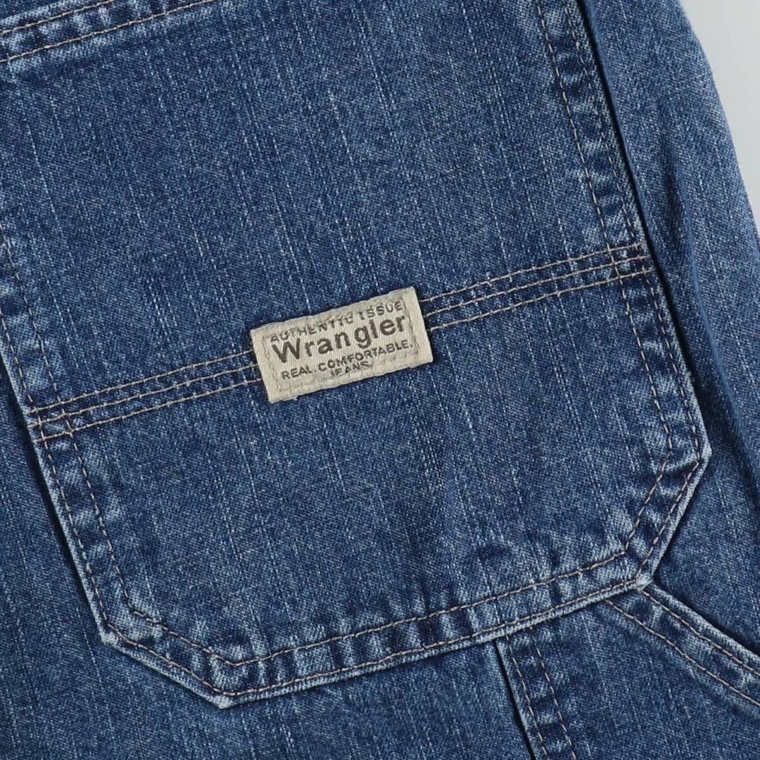 Wrangler Carpenter Denim Painter Shorts (Men's W32 equivalent) cotton blue type Vintage Second Hand
