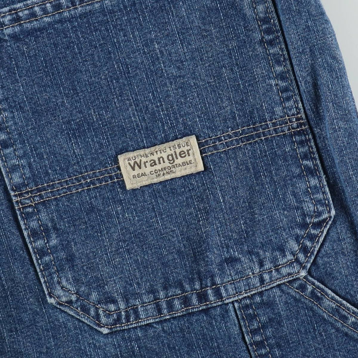 Wrangler Carpenter Denim Painter Shorts (Men's W32 equivalent) cotton blue type Vintage Second Hand