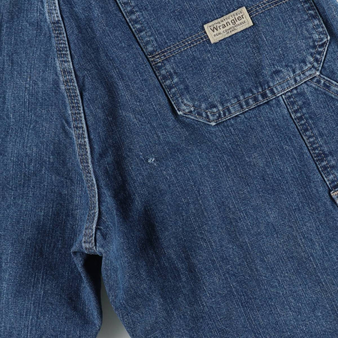 Wrangler Carpenter Denim Painter Shorts (Men's W32 equivalent) cotton blue type Vintage Second Hand
