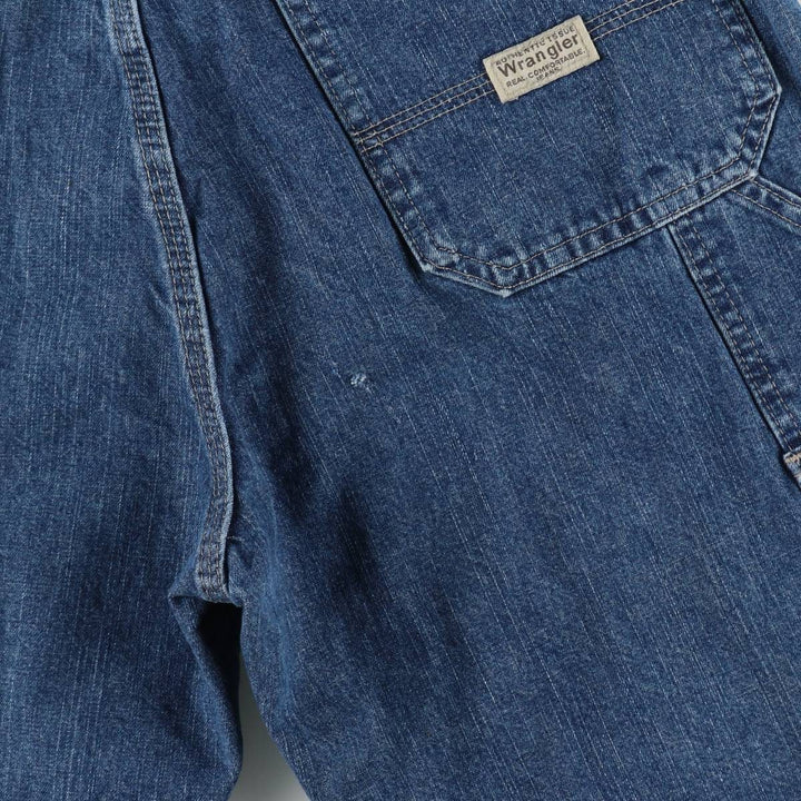 Wrangler Carpenter Denim Painter Shorts (Men's W32 equivalent) cotton blue type Vintage Second Hand