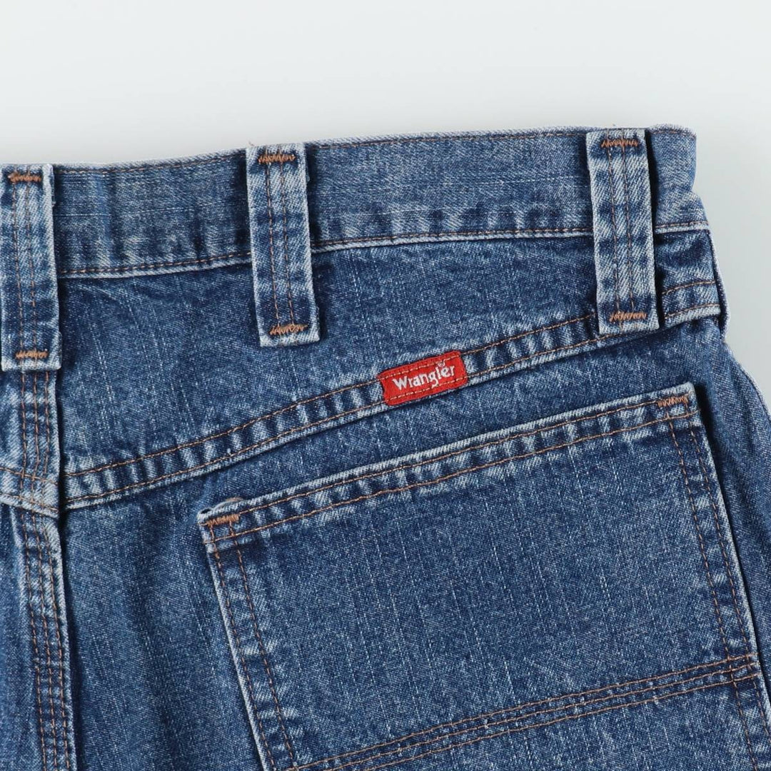Wrangler CARPENTER Denim Painter Shorts, Shorts, Men's, W34 equivalent cotton blue type Vintage Second Hand