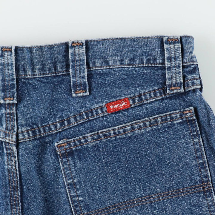 Wrangler CARPENTER Denim Painter Shorts, Shorts, Men's, W34 equivalent cotton blue type Vintage Second Hand