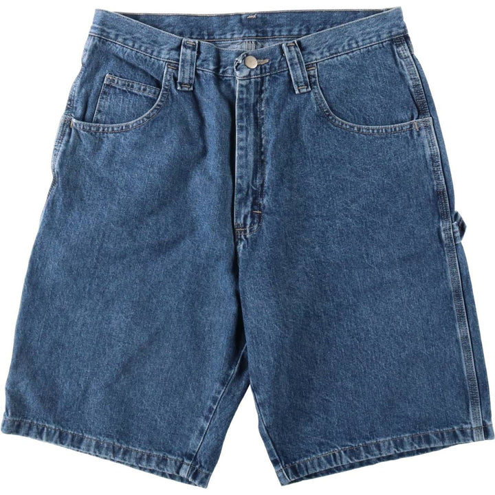 Wrangler Carpenter Denim Painter Shorts (Men's W32 equivalent) cotton blue type Vintage Second Hand