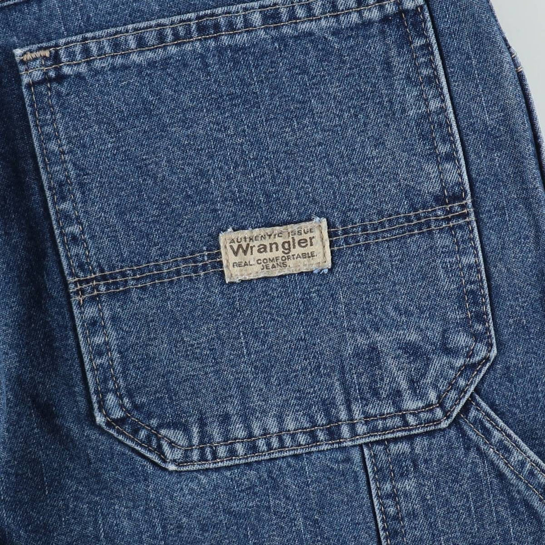 Wrangler Carpenter Denim Painter Shorts (Men's W32 equivalent) cotton blue type Vintage Second Hand