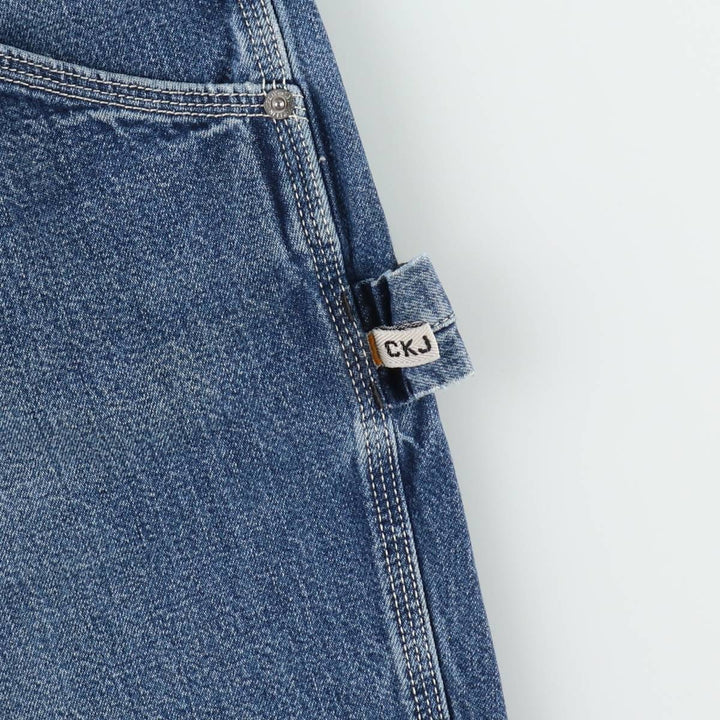 90s-00'S Calvin Klein Jeans Denim Painter Shorts, Men's W35 (approx.), Vintage cotton blue type Vintage Second Hand