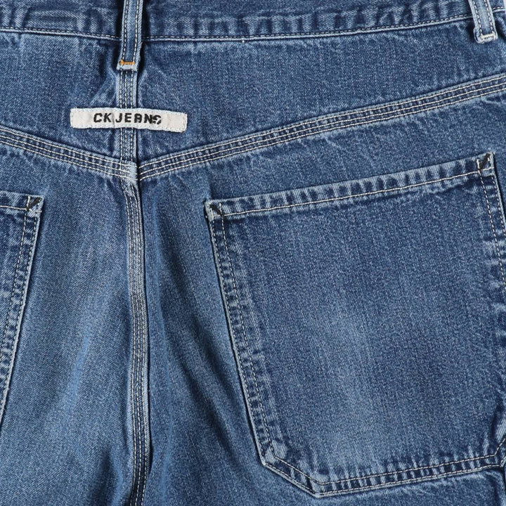 90s-00'S Calvin Klein Jeans Denim Painter Shorts, Men's W35 (approx.), Vintage cotton blue type Vintage Second Hand