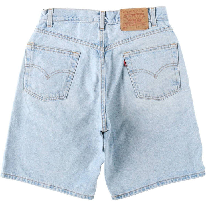 Levi's 550 Relaxed Fit Denim Shorts, Men's, W30 equivalent cotton Blue type light blue Vintage Second Hand
