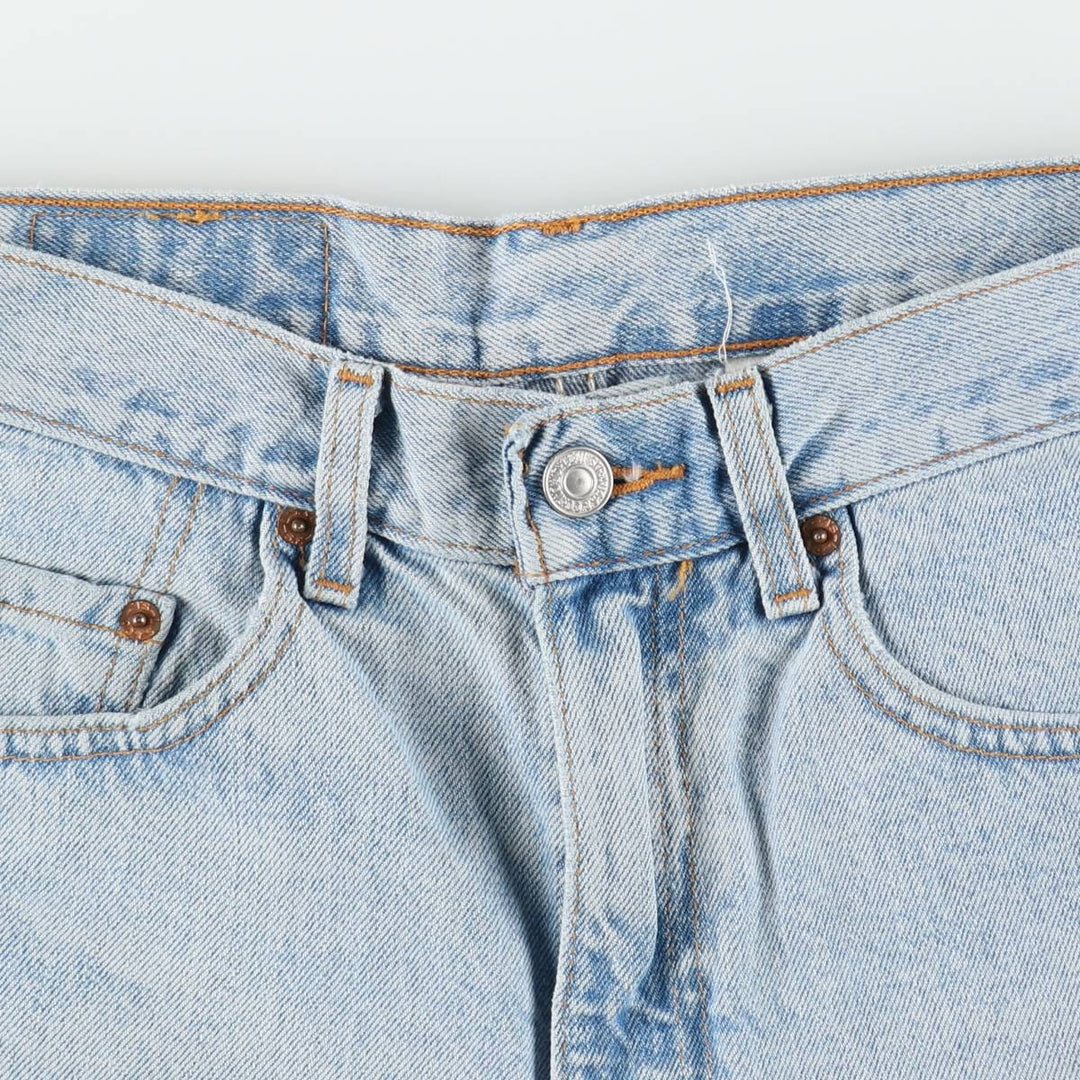 Levi's 550 Relaxed Fit Denim Shorts, Men's, W30 equivalent cotton Blue type light blue Vintage Second Hand