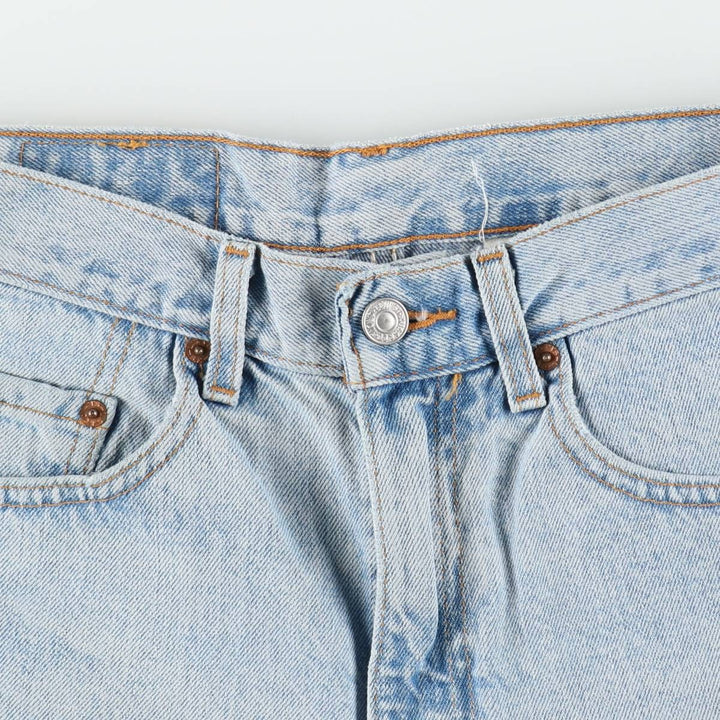 Levi's 550 Relaxed Fit Denim Shorts, Men's, W30 equivalent cotton Blue type light blue Vintage Second Hand