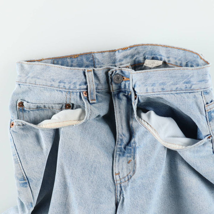 Levi's 550 Relaxed Fit Denim Shorts, Men's, W30 equivalent cotton Blue type light blue Vintage Second Hand