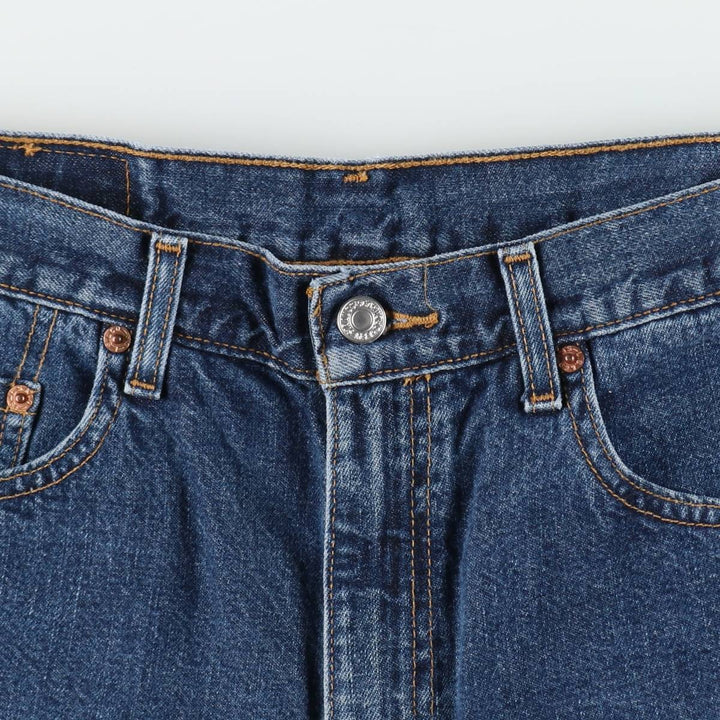90'S Levi's 550 Relaxed Fit Denim Shorts/Jorts, Men's, Size 34, Vintage cotton blue type Vintage Second Hand