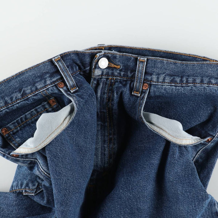 90'S Levi's 550 Relaxed Fit Denim Shorts/Jorts, Men's, Size 34, Vintage cotton blue type Vintage Second Hand