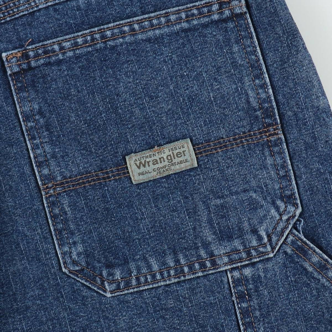 Wrangler Carpenter Denim Painter Shorts (Men's W35 equivalent) cotton blue type Vintage Second Hand