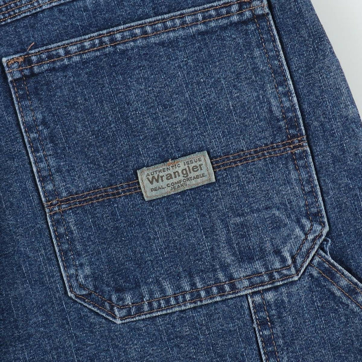 Wrangler Carpenter Denim Painter Shorts (Men's W35 equivalent) cotton blue type Vintage Second Hand