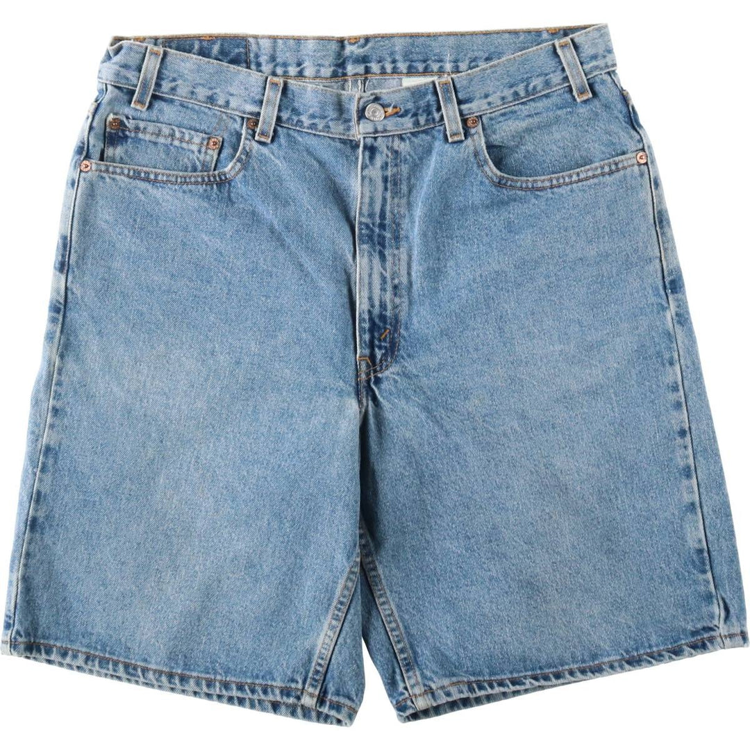 90'S Levi's 550 Relaxed Fit Denim Shorts, Men's Size W36 (approx.), Vintage cotton blue type Vintage Second Hand