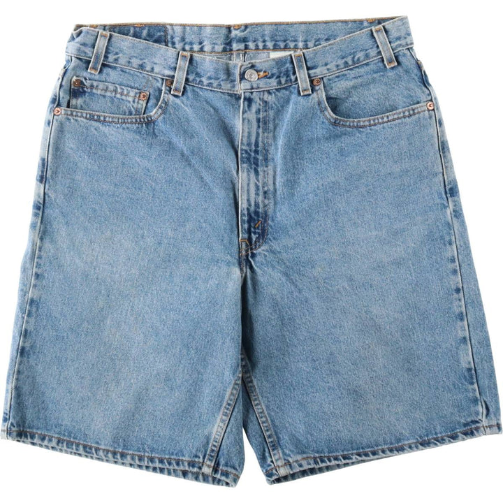 90'S Levi's 550 Relaxed Fit Denim Shorts, Men's Size W36 (approx.), Vintage cotton blue type Vintage Second Hand