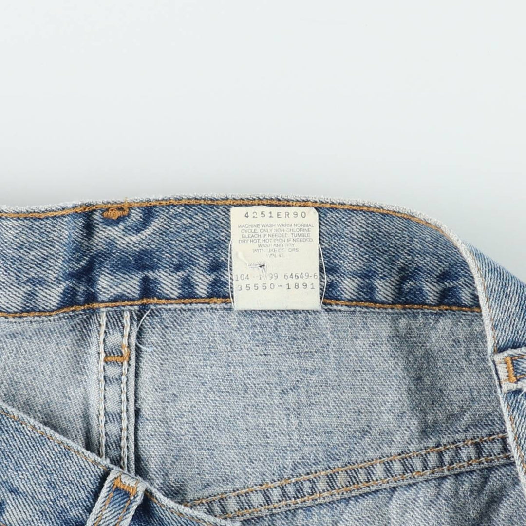 90'S Levi's 550 Relaxed Fit Denim Shorts, Men's Size W36 (approx.), Vintage cotton blue type Vintage Second Hand