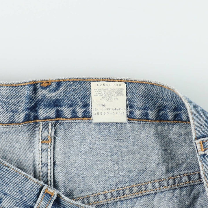 90'S Levi's 550 Relaxed Fit Denim Shorts, Men's Size W36 (approx.), Vintage cotton blue type Vintage Second Hand