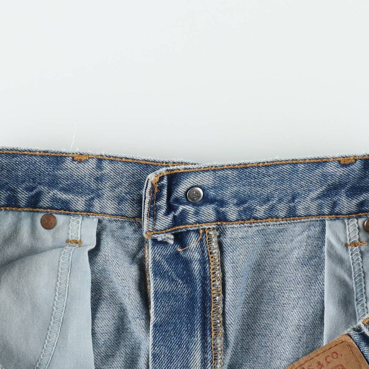 90'S Levi's 550 Relaxed Fit Denim Shorts, Men's Size W36 (approx.), Vintage cotton blue type Vintage Second Hand