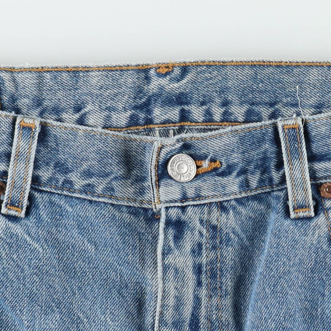 90'S Levi's 550 Relaxed Fit Denim Shorts, Men's Size W36 (approx.), Vintage cotton blue type Vintage Second Hand