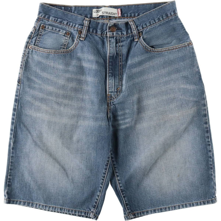 Levi's 569 Loose Straight Denim Shorts, Men's Size 33 cotton blue type Vintage Second Hand