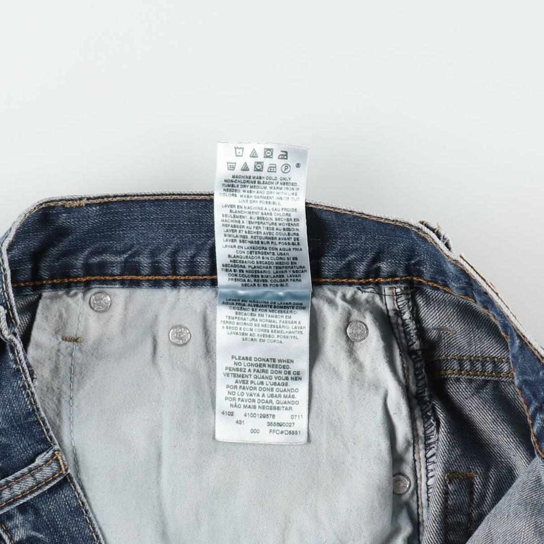 Levi's 569 Loose Straight Denim Shorts, Men's Size 33 cotton blue type Vintage Second Hand