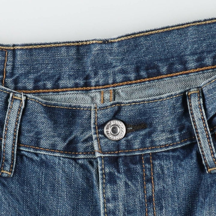 Levi's 569 denim shorts, half pants, jorts, men's size W34 cotton blue type Vintage Second Hand