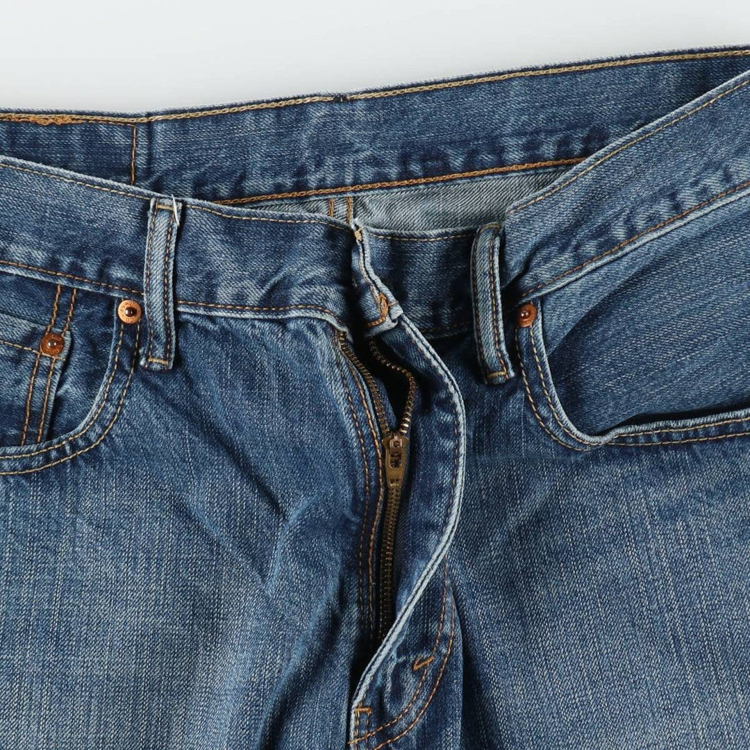 Levi's 569 denim shorts, half pants, jorts, men's size W34 cotton blue type Vintage Second Hand