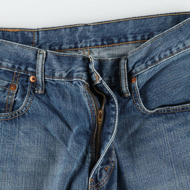 Levi's 569 denim shorts, half pants, jorts, men's size W34 cotton blue type Vintage Second Hand