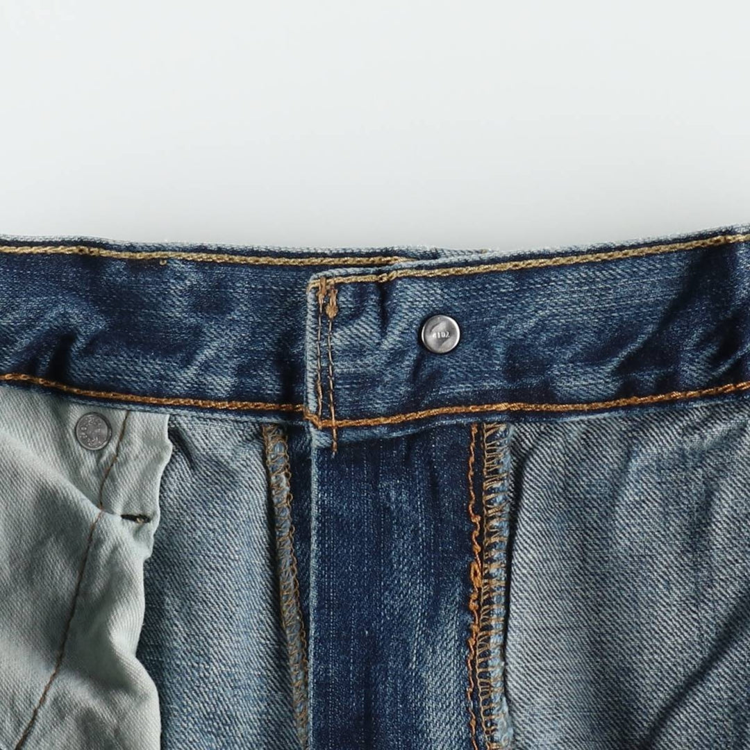 Levi's 569 denim shorts, half pants, jorts, men's size W34 cotton blue type Vintage Second Hand