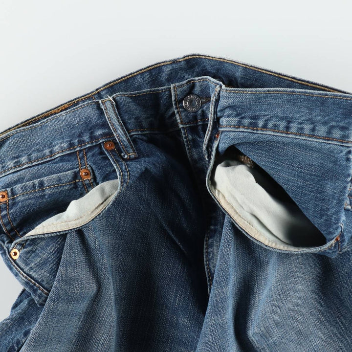 Levi's 569 denim shorts, half pants, jorts, men's size W34 cotton blue type Vintage Second Hand