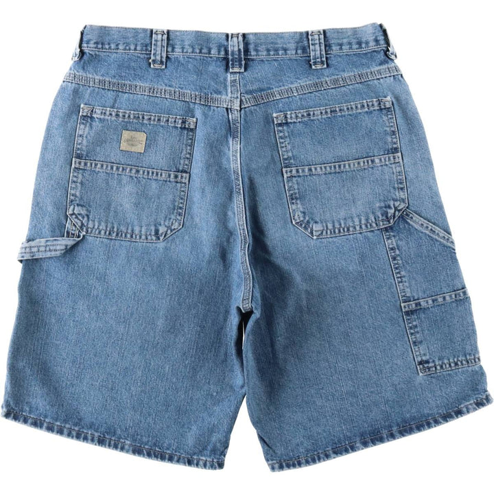Lee DUNGAREES denim painter shorts, half pants, men's size w34 unclear blue type Vintage Second Hand